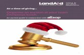 Organise an auction at your team Christmas lunch