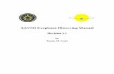 AAVSO Exoplanet Observing Manual