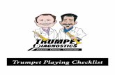 Trumpet Playing Checklist