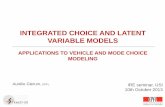 INTEGRATED CHOICE AND LATENT VARIABLE MODELS