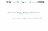 Discussion Paper: Premium Adjustment Mechanisms