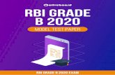 RBI Grade B 2020 - Oliveboard