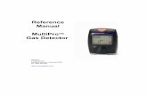 Reference Manual MultiPro Gas Detector - Gastech
