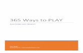 365 Ways to PLAY - Bambini Travel