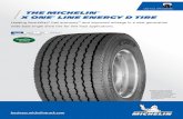 LINE HAUL APPLICATIONS THE MICHELIn X one line energy d TIRE