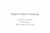 High Contrast Imaging - online.kitp.ucsb.edu