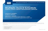 GENERAL SERVICES ADMINISTRATION Multiple Award Schedule