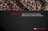 PERTEC High-Performance Sealing Materials for Coffee Machines