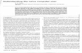 Understanding the naive computer user - Computer Journal