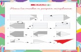 How to make a paper airplane - Spar