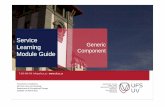 UFS Service Learning Module Guide Generic Component