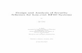 Design and Analysis of Security Schemes for Low-cost RFID ...