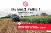 THE MAIZE VARIETY