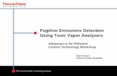 Fugitive Emissions Detection Using Toxic Vapor Analyzers
