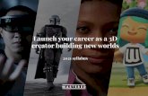 creator building new worlds Launch your career as a 3D