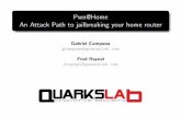 Pwn@Home An Attack Path to jailbreaking your home router