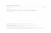 The Legislative Role in Treaty Abrogation