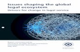 Issues shaping the global legal ecosystem