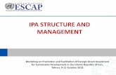 IPA STRUCTURE AND MANAGEMENT - UN ESCAP