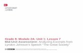 Grade 8: Module 2A: Unit 1: Lesson 7 Mid-Unit Assessment ...