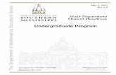 Undergraduate Handbook - The University of Southern Mississippi