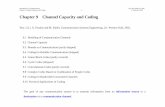 Chapter 9 Channel Capacity and Coding