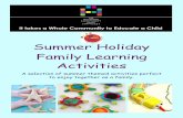 Summer Holiday Family Learning Activities