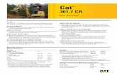 Small Specalog Cat 301.7 CR Mini Excavator AEHQ8145-05