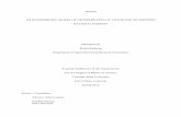 THESIS AN ECONOMETRIC MODEL OF DETERMINANTS OF …