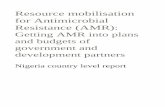 Resource mobilisation for Antimicrobial Resistance (AMR)