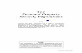 The Personal Property Security Regulations