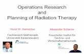 Operations Research and Planning of Radiation Therapy