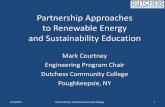 Partnership Approaches to Renewable Energy and Sustainability