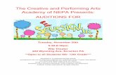 The Creative and Performing Arts Academy of NEPA Presents ...