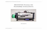 INVENT3D Printer Assembly Instructions V6