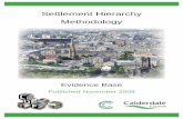 Settlement Hierarchy Methodology - Calderdale