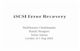 iSCSI Error Recovery