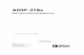 ADSP-218x DSP Instruction Set Reference