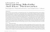 Chapter 21 Securing Mobile Ad Hoc Networks