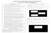 HOW TO PREPARE PHOTOGRAPHS FOR 4-H FAIR EXHIBITS