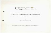 University of Wollongong Graduation Booklet - Science, Law ...