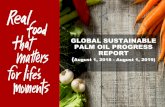 GLOBAL SUSTAINABLE PALM OIL PROGRESS REPORT