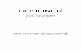 Bow Rider Owners Manual - Bayliner