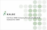 Full Year 2008 Company Results (Audited) & Outlook for 2009