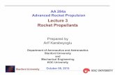Lecture 3 Rocket Propellants - ninova