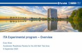 ITA Experimental program --Overview