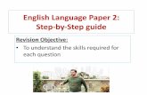 English Language Paper 2: Step-by-Step guide