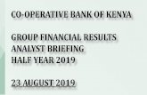 CO-OPERATIVE BANK OF KENYA GROUP FINANCIAL RESULTS …