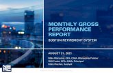 MONTHLY GROSS PERFORMANCE REPORT