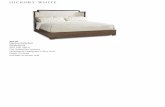 416-20 Navarre King Bed W83 D86 H68 in. Oak Solids/Oak Veneers